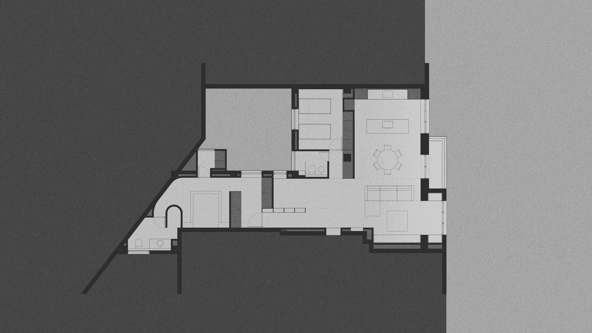 Planta del apartamento Calasanz
